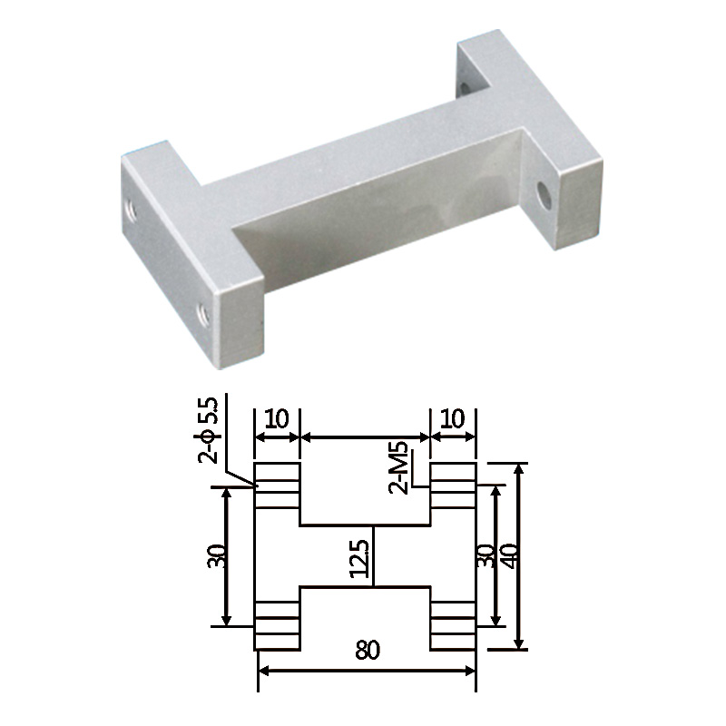 大夹具连接工字架80mm