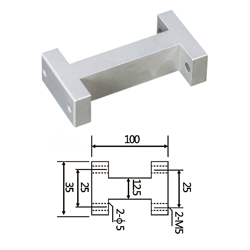 小夹具连接工字架100mm