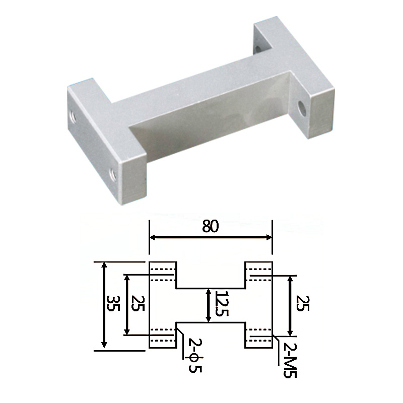 小夹具连接工字架80mm