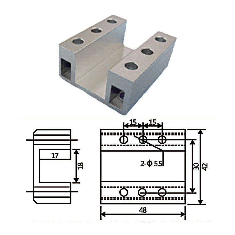 JD20C060--治具块A(通6孔)