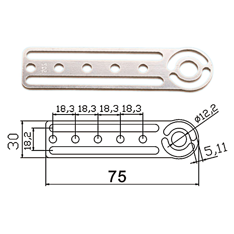 双槽迷你夹具支架--JD20E-098