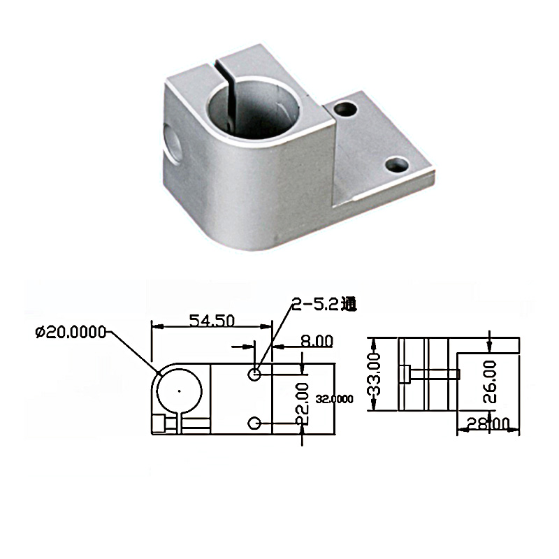 铝条固定支架JD40-Φ20