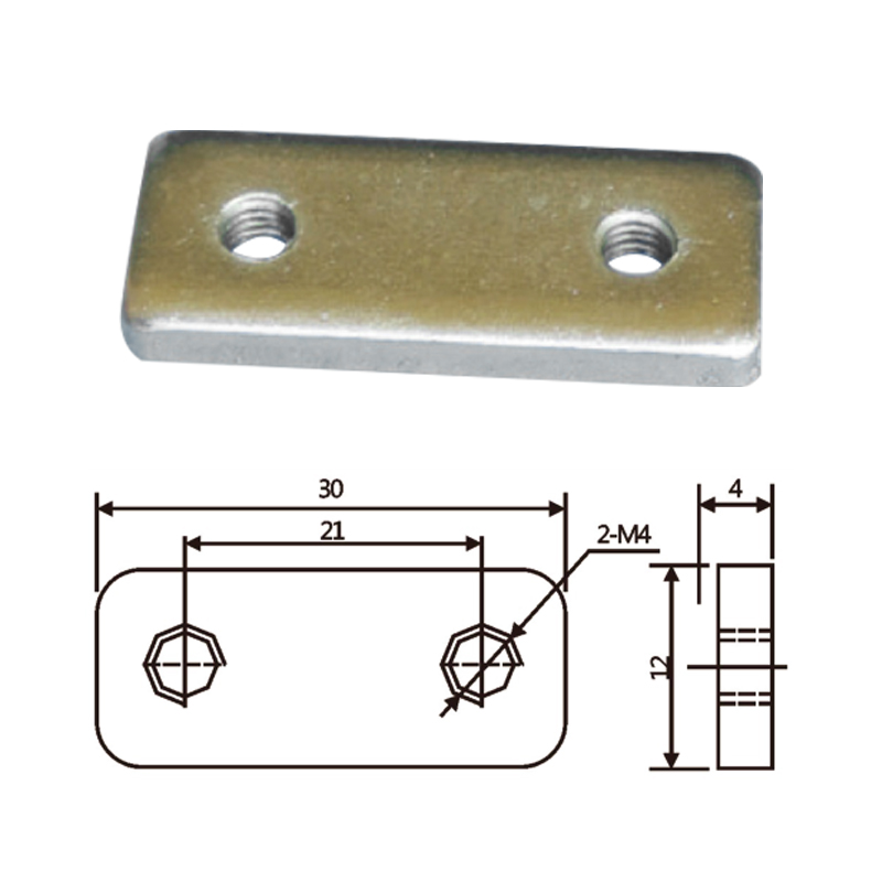 JD20B0100冲压双孔螺母