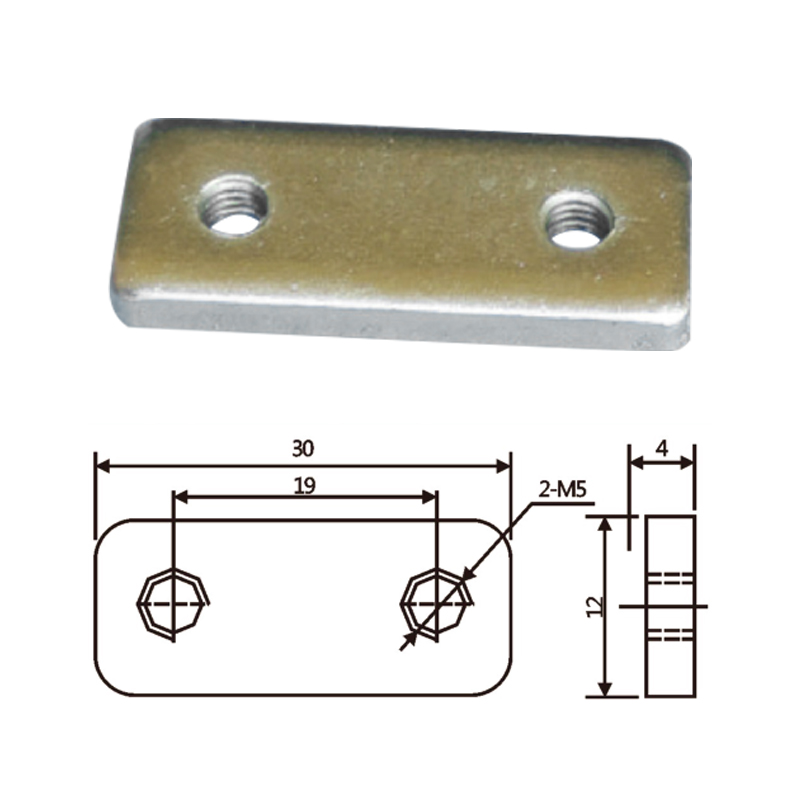 JD20B090冲压双孔螺母